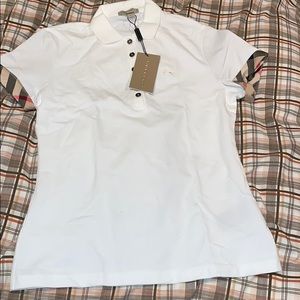 Women’s Burberry White Button down
